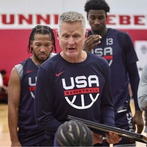 Nike Dream Team USA Basketball Elite PE Training shirt men Olympic game jersey